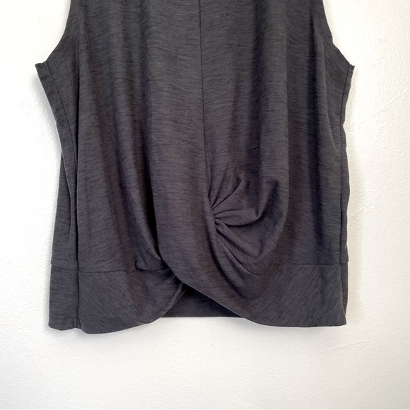 Old Navy | Gray Twist Front Muscle Tank | Size Medium - Picture 4 of 7